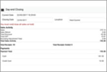 NCL Accounting for Business - Mobile POS Day-End Closing